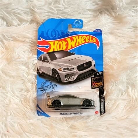 Hot Wheels Toys Hot Wheels Jaguar Xe Sv Project 8 Nightburnerz 7125 2020 Silver 610 Poshmark