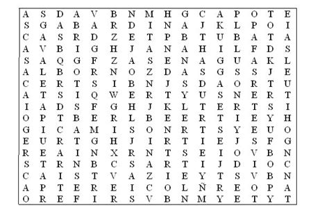 Exercicios De Estimulación Cognitiva Sopa De Letras