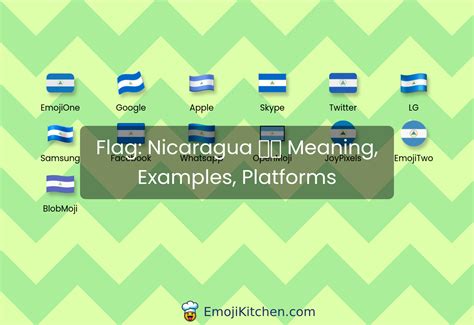 🇳🇮 flag: Nicaragua emoji meaning, info, stats - EmojiKitchen