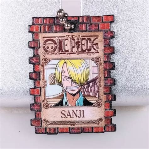 Sanji One Piece Porte Cl S Wanted Lettre Mini Plaque Du Japon F S Eur