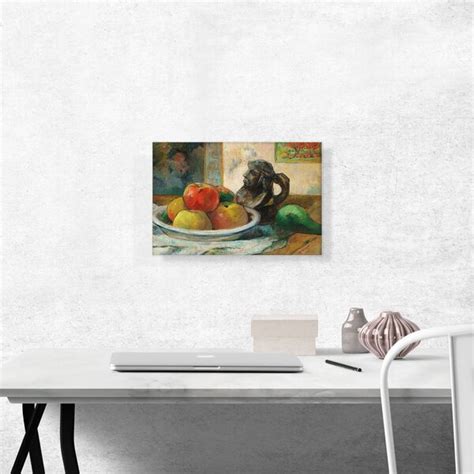 Artcanvas Still Life With Apples A Pear And A Ceramic Portrait Jug