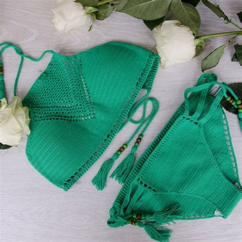 Pdf File For Crochet PATTERN Angela Crochet Bikini Top And Etsy