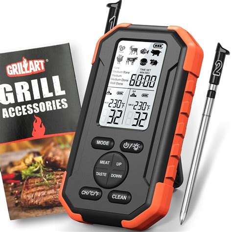 Grillart Wireless Meat Thermometer Review Bbq Thermo Hub