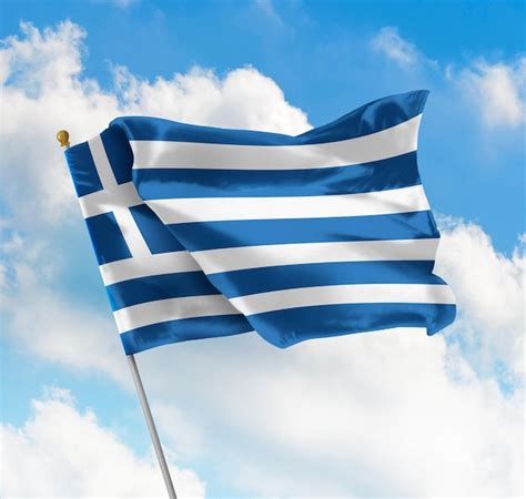 Bandera De Grecia Foto Premium