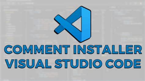 Comment Installer Visual Studio Code Youtube