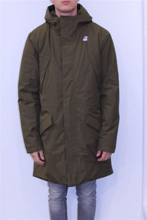 K Way Parka R Mi Ripstop Marmotta Olive Sport Aventure