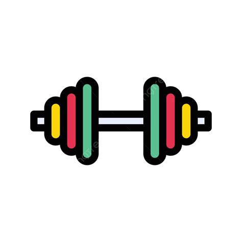 Gimnasio Fuerza Icono Mancuerna Vector Png Dibujos Fuerza Icono Pesa