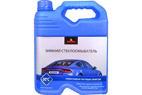 Зимняя стеклоомывающая жидкость NIGRIN - 30 С, 4 л NIG4W30 - выгодная ...