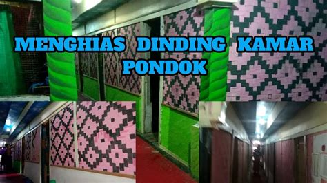 Cara Kreatif Menghias Dinding Kamar Ala Santri Darkam YouTube