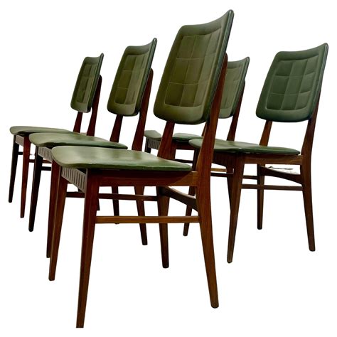 Mid Century Modern Teak Danish Dining Chairs By Farstrup Mobler Set Of