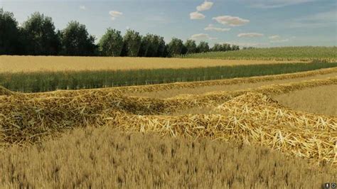 Wide Swaths Of Straw V Fs Mod Farming Simulator Mod