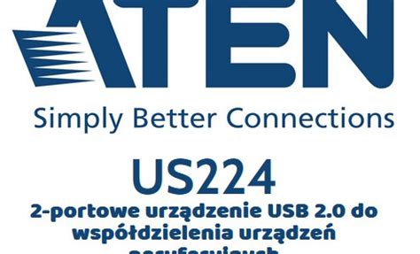 ATEN US224 - sprawdzona marka, sprawdzone rozwiązanie - patchcord.pl ...