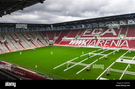 Visiting WWK Arena - the official stadium of FC Augsburg Stock Photo ...