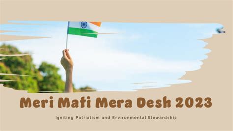 Cbse Meri Mati Mera Desh 2023 Initiative Ignite Patriotism Edukraze