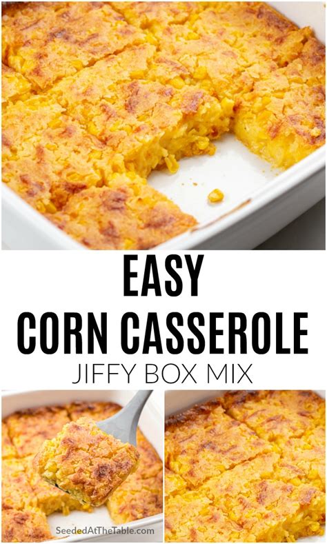 Easy Corn Casserole Jiffy Cornbread Mix