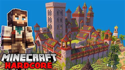 I Made A MASSIVE MINECRAFT CASTLE In Hardcore Minecraft Survival YouTube