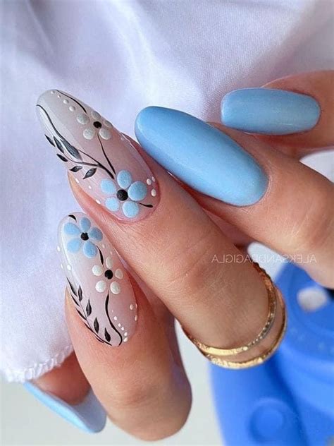 Baby Blue Nail Designs