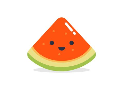 Watermelon Watermelon Cartoon Fruit Cartoon Food Cartoon Cute Kawaii