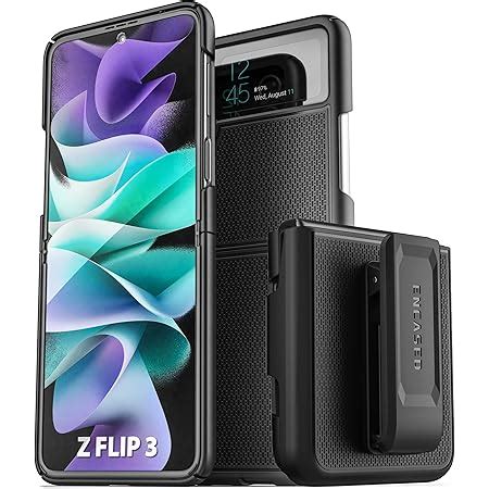 Amazon Case With Clip For Galaxy Z Flip 3 5G Nakedcellphone Grid