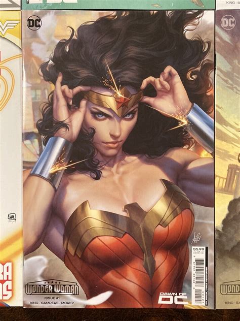 WONDER WOMAN 1 SET OF 8 1 100 50 25 SAMPERE JANIN SCALERA VARIANT DC