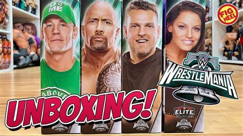 WWE Wrestlemania 40 Elite John Cena The Rock Pat McAfee Trish