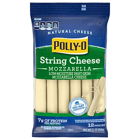 Polly O Mozzarella String Cheese Ct Oz Packageed String