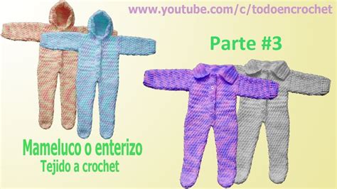 Mameluco Tejido Para Bebe A Crochet Punto Lluvia Parte Para A