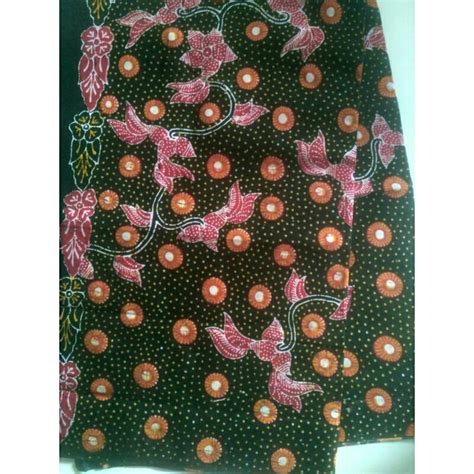 Jual Kain Batik Tulis Aseli Salem Brebesan Motif Lakar Titik Kuning