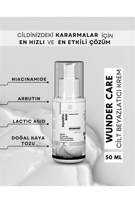 WUNDERCARE Beyazlatıcı Krem Koltuk Altı Dirsek Diz Bikini Bölgesi Fiyatı Yorumları