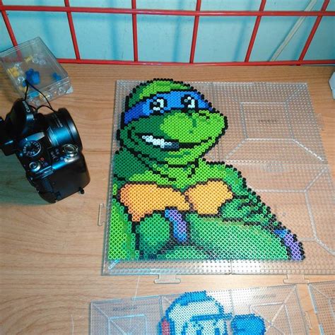 Donatello perler by ndbigdi on DeviantArt