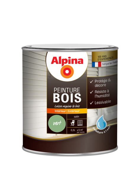 Alpina Peinture Bois Microporeuse Brun Normand L Alpina Dod