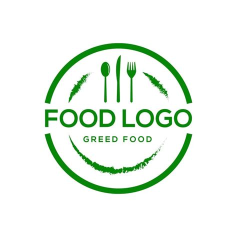 Premium Vector | Green food icon logo design element vegetarian healthy ...