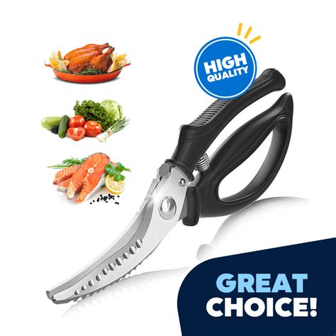 Jeexi Heavy Duty Poultry Shears Stainless Steel Kitchen Scissors For