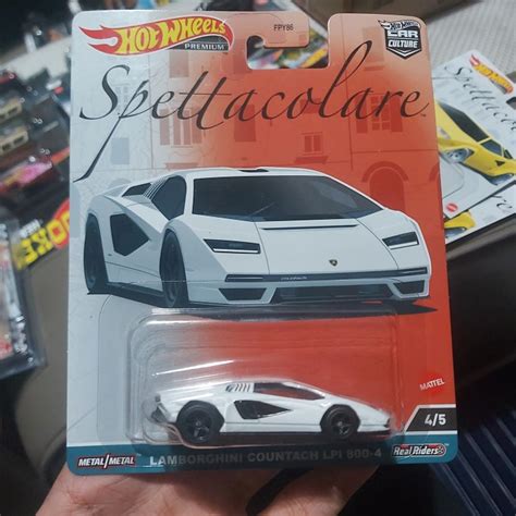 Jual Hot Wheels Spettacolare Lamborghini Countach Lp 800 4 White Jakarta Timur Mainan Aja