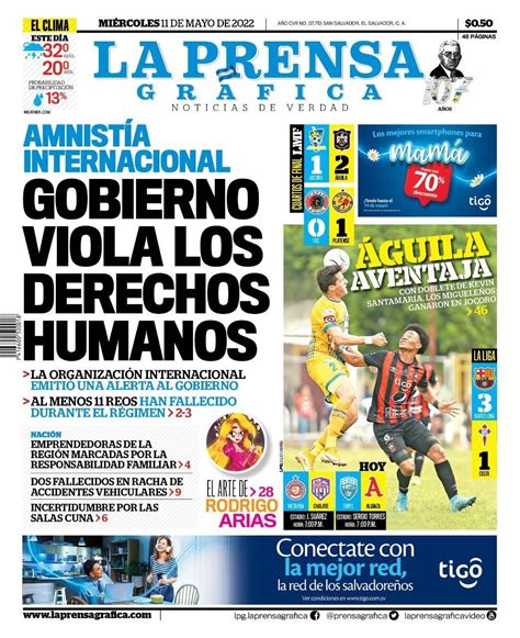 La Prensa Gráfica On Twitter Compartimos La Portadalpg De La Prensa