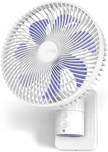 Portable Wall Mounted Oscillating Fan With Remote Control And Timer 4