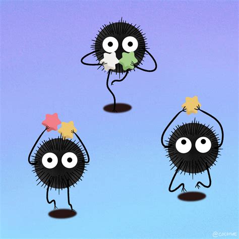 susuwatari and their candies by coconaat on DeviantArt