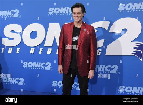 Jim Carrey Arrives At The Sonic The Hedgehog Los Angeles Premiere Held