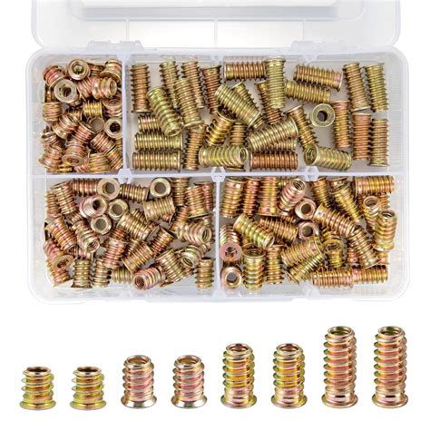 Pgmj Pcs M Threaded Insert Nuts Furniture Screws Hex Socket