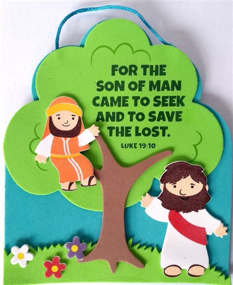 Petersham Bible Book And Tract Depot Zacchaeus Foam Craft Kit