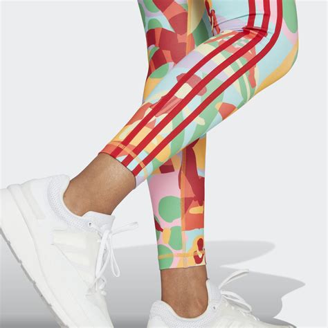 Adidas Adidas X FARM Rio 7 8 Tights Gold Adidas UAE