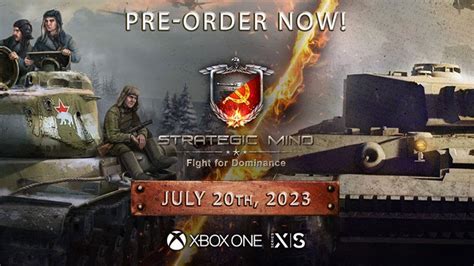 Strategic Mind Fight For Dominance Epic Wwii Strategy Game Coming To