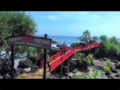 Jembatan Merah Pantai Menganti Kebumen Surga Tersembunyi Di Jateng