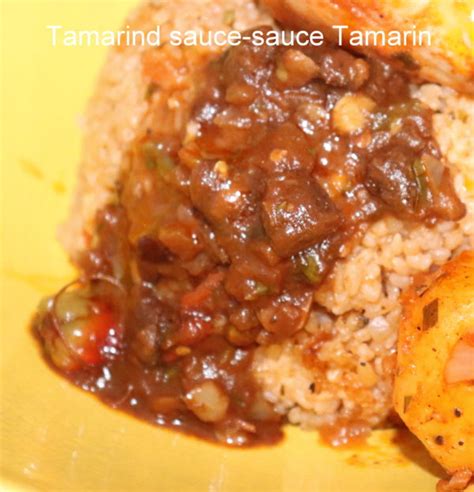 Sauce De Tamarin Piment E Pour Riz Au Gras Recettes Africaines