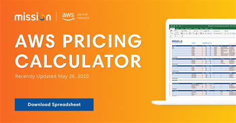 Aws Pricing Calculator Spreadsheet Mission