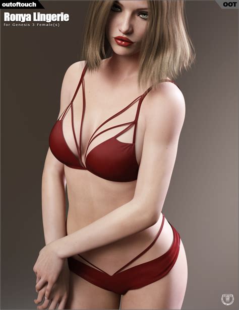 Ronya Lingerie For Genesis 3 Female S Daz 3D