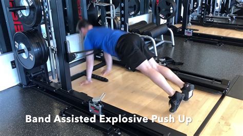 Band Assisted Explosive Push Up YouTube