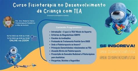 Curso Fisioterapia no Desenvolvimento da Criança TEA Transtorno