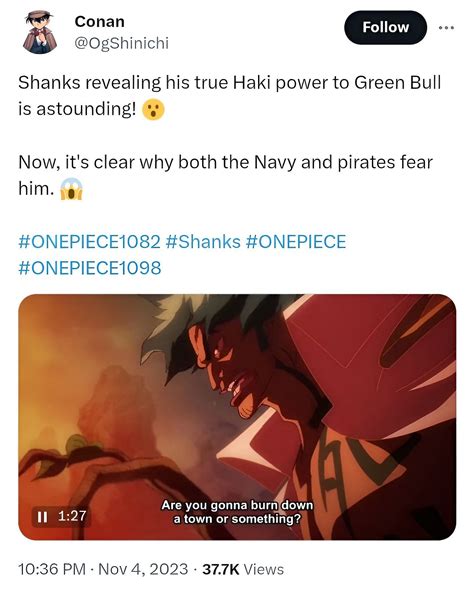 Shanks' Haki Unleashes Chaos in One Piece Episode 1082