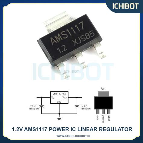 2 5V AMS1117 Power IC Linear Regulator LDO SOT 223 AMS 1117 ICHIBOT STORE